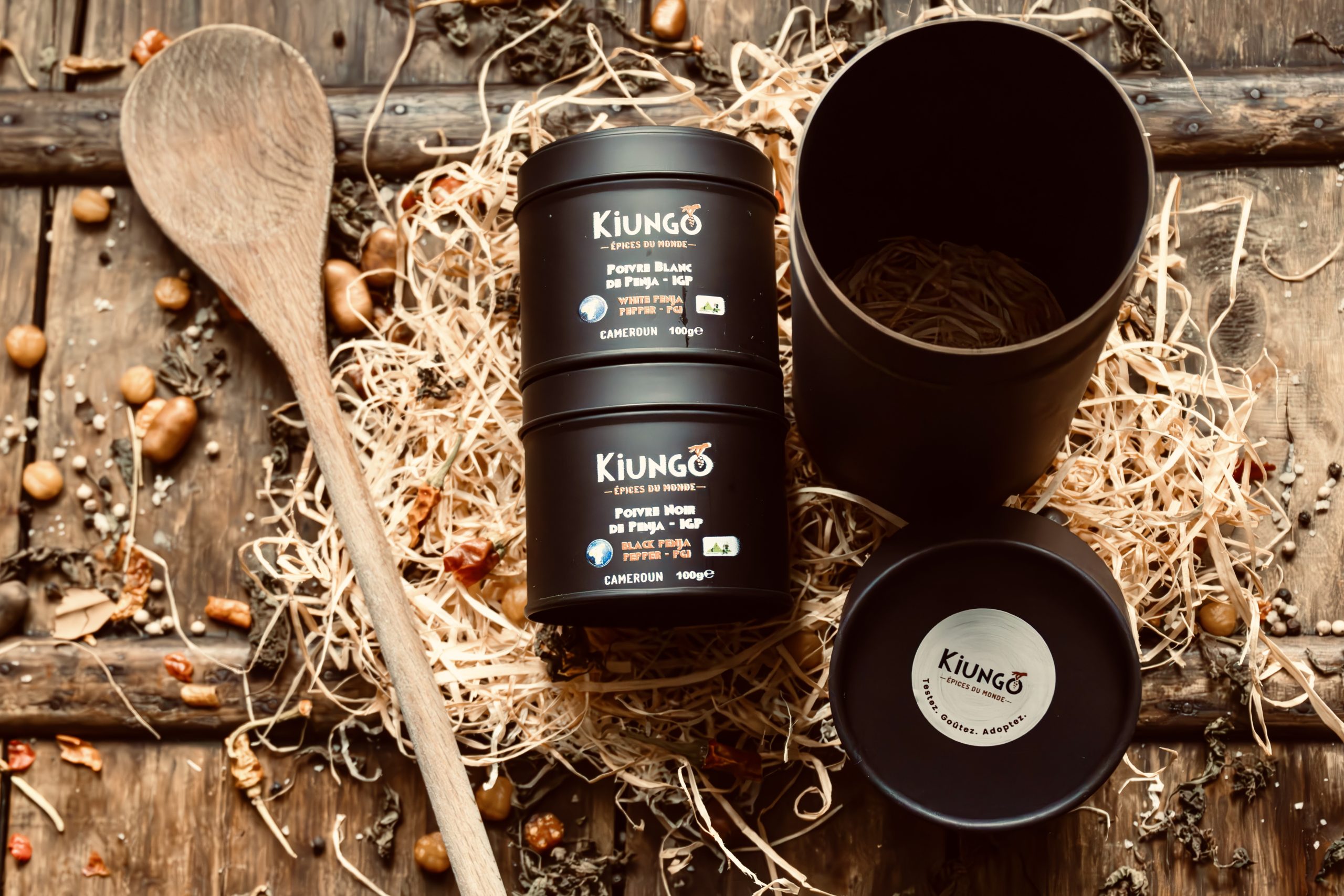Coffret Duo Poivre de Penja IGP – Kiungo